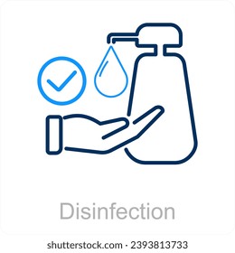 Disinfection and dirty icon concept - Shutterstock ID 2393813733