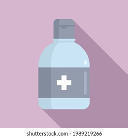 Disinfection dispenser icon. Flat illustration of Disinfection dispenser vector icon for web design
