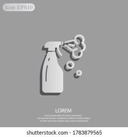 disinfection icon. Vector illustration EPS 10.