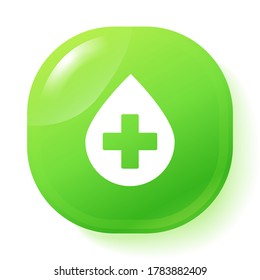 disinfection icon. Vector illustration EPS 10.