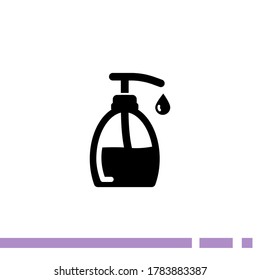 disinfection icon. Vector illustration EPS 10.