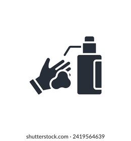 disinfection icon. vector.Editable stroke.linear style sign for use web design,logo.Symbol illustration.