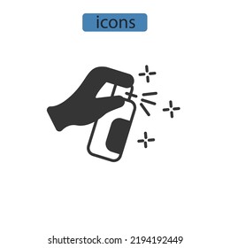 disinfection icons  symbol vector elements for infographic web