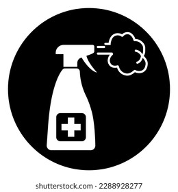 Disinfection Point Symbol Sign,Vector Illustration, Isolated On White Background Label. EPS10 