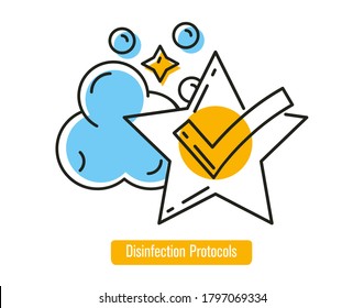 Protocolo de desinfección aprobado con clasificación de alta estrella