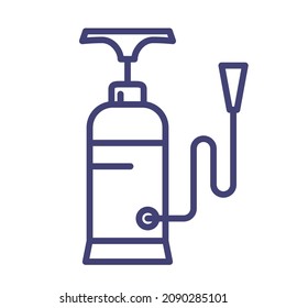 Disinfection service sprayer, insect extermination, poison balloon with handle, treatment equipment, vector