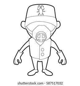 Disinfector icon. Outline illustration of disinfector vector icon for web
