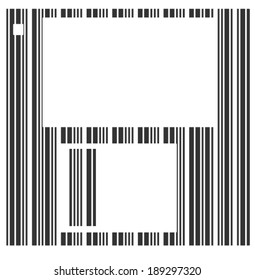 Disk Barcode Icon