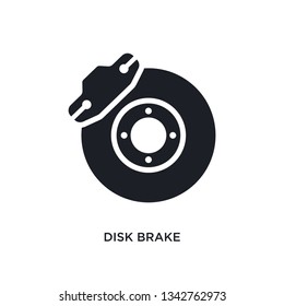 disk brake isolated icon. simple element illustration from general-1 concept icons. disk brake editable logo sign symbol design on white background. can be use for web and mobile