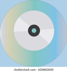 disk cd dvd circle sound music vector icon