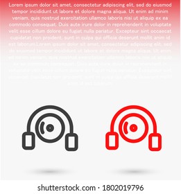 vectores de iconos de los HEADPHONES de DVD de disco