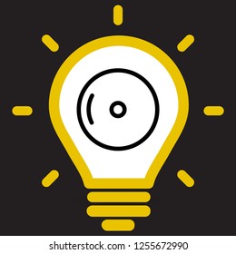disk DVD icon vector