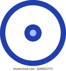 disk icon blue style design