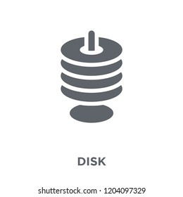 Disk icon. Disk design concept from Geometry collection. Simple element vector illustration on white background.