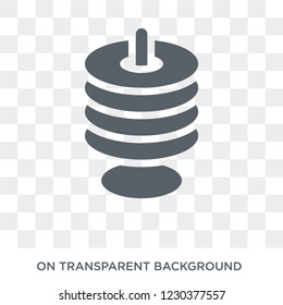 Disk icon. Disk design concept from Geometry collection. Simple element vector illustration on transparent background.