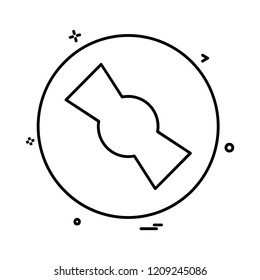 Disk icon design vector