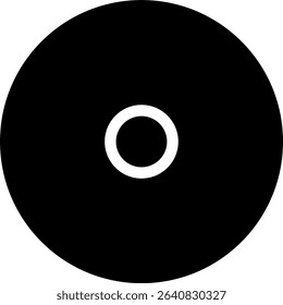 disk icon glyph style design