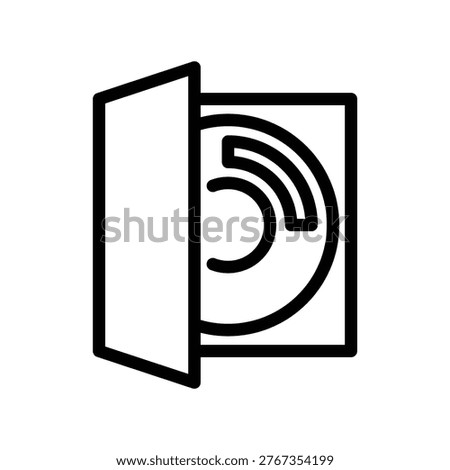 Disk icon illustration vector design template