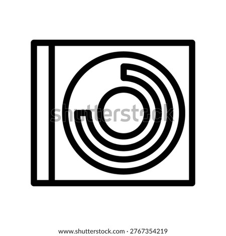 Disk icon illustration vector design template