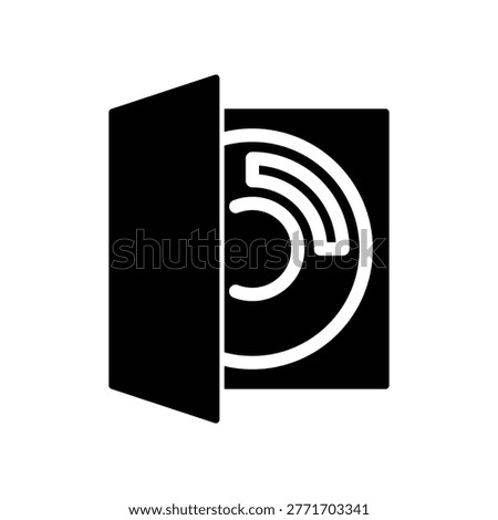 Disk icon illustration vector design template
