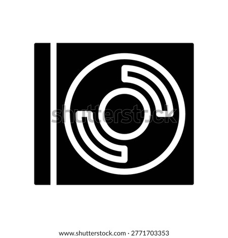 Disk icon illustration vector design template