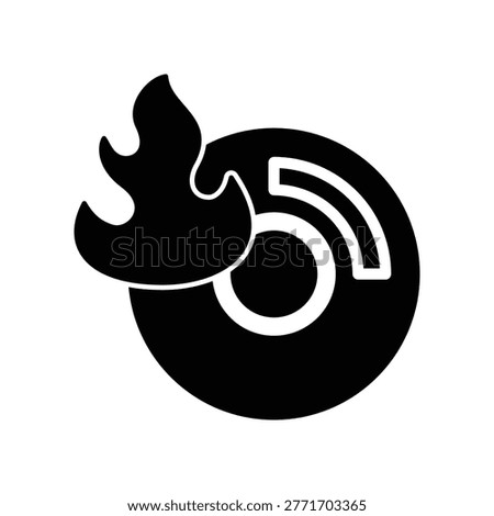 Disk icon illustration vector design template