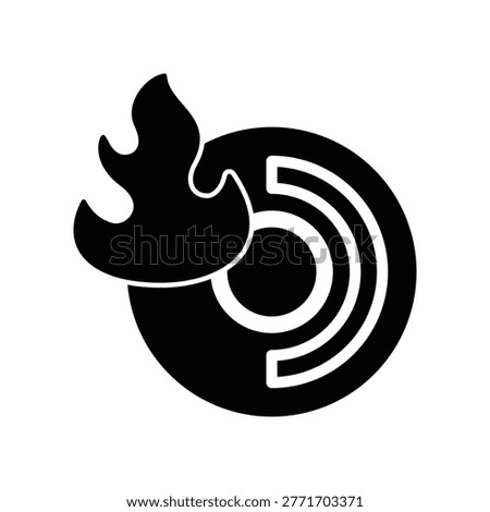 Disk icon illustration vector design template