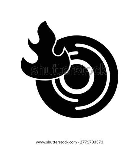 Disk icon illustration vector design template