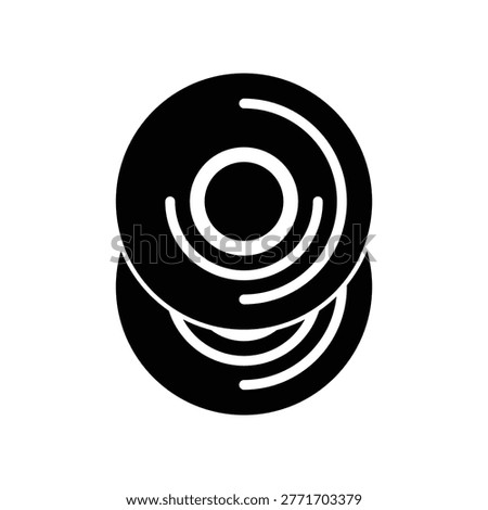 Disk icon illustration vector design template