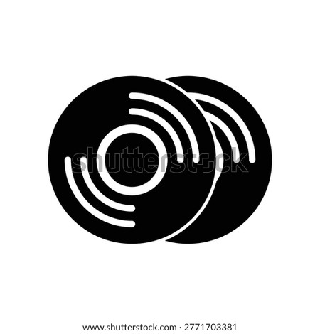 Disk icon illustration vector design template