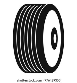 Disk icon. Simple illustration of disk vector icon for web