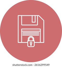 Disk Icon Symbol Art Sign