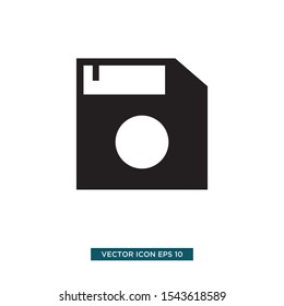 disk icon in trendy illustration template