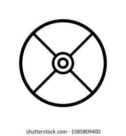 Disk icon vector design template