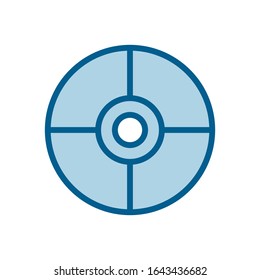 Disk icon vector design template ilustration