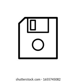 Disk icon vector design template