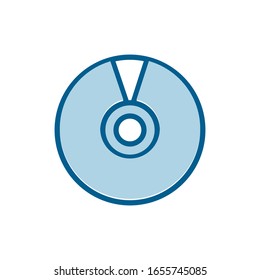 Disk icon vector design template