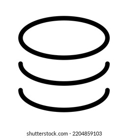 Disk Icon Vector Symbol Design Illustration