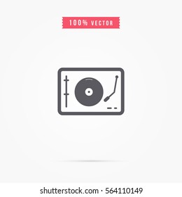 Disk Jockey turntable icon
