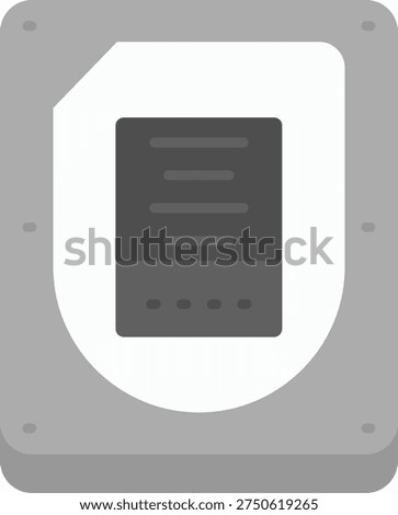 Disk Line vector Icon Design