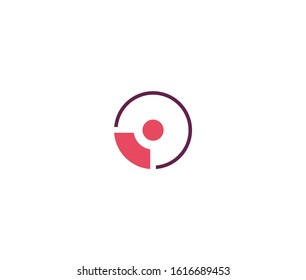 Disk logo icon vector template design element