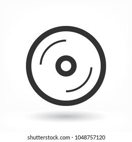 Disk  vector icon