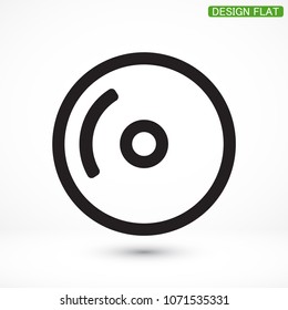 Disk  vector icon