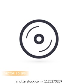 Disk  vector icon