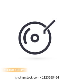 Disk  vector icon