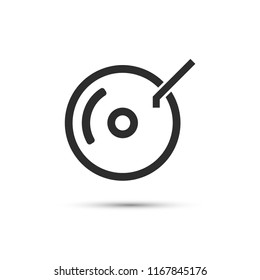 Disk  vector icon