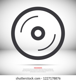 Disk  vector icon