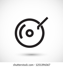 Disk  vector icon