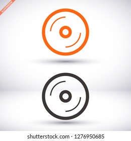 Disk  vector icon