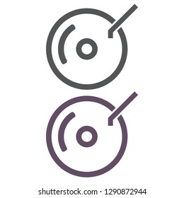 Disk  vector icon